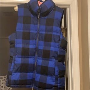 Old navy buffalo plaid vest